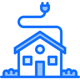House with cord